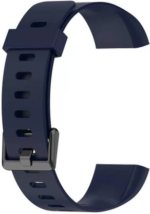 nanna Silicon strap with metal buckle for realme smart band blue Smart Band Strap