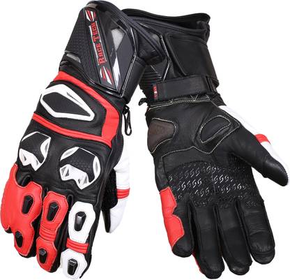 BIKING BROTHERHOOD Snell Race Tech - Red Riding Gloves