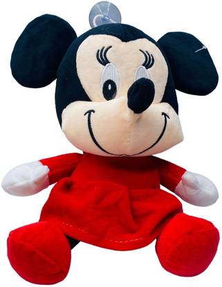 Kids Mandi Red Black Cute Stuffed Soft Toy | 20Cms  - 12 cm
