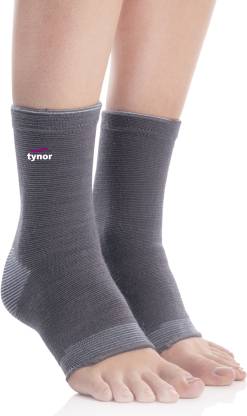 TYNOR Anklet Comfeel, Grey, Small, Pack of 2 Ankle Support