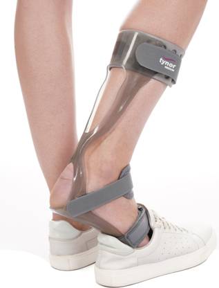 TYNOR Foot Drop Splint, Grey, Right, Large, 1 Unit Foot Support