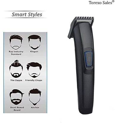 SHIVA htc 522 Trimmer 50 min  Runtime 5 Length Settings