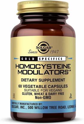 Solgar Homocysteine Modulators Vegetable Capsules, 120 V Caps
