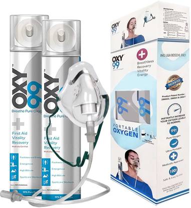 OXY99 Oxygen Gas (2 can) Oxygen Cylinder