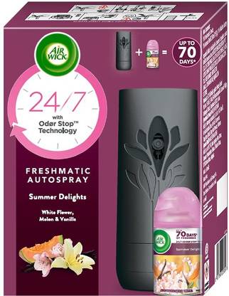 Airwick Summer delights Automatic Spray Freshmatic Automatic Air Freshener Kit