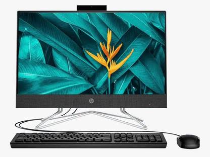 HP All-in-One PC Ryzen 3 Dual Core (4 GB DDR4/1 TB/Windows 11 Home/21.5 Inch Screen/22-dd0201in Jet Black)