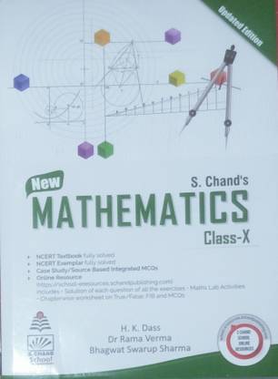 S.CHAND'S NEW MATHEMATICS CLASS-X (UPDATED EDITION)