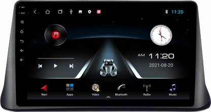 BASSOHOLIC 9 Inch Android 10 System for Tata Nexon 2GB/16GB RAM & ROM/HD Display/GPS/SWC Car Stereo