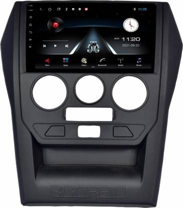 BASSOHOLIC 9 Inch Android 10 System for Scorpio 2GB/16GB RAM & ROM/HD Display/GPS/SWC Car Stereo