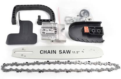 MLD Electric Angle Grinder Chainsaw Adapter 11.5" Chain and Bar Cutting Attachment Electric Angle Grinder Chainsaw Adapter 11.5" Chain and Bar Cutting Attachment Corded Chainsaw
