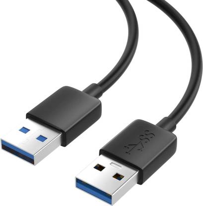 Tech-X Reversible USB 2.0 2 A 3 m USB A to A Cable 3M, High Speed USB 2.0 Type A Male to A Male USB Cable