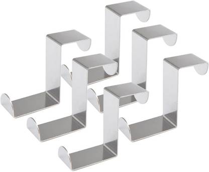 Urbanware Over The Door Hooks,Z-Shaped Reversible Sturdy Hanging Hooks Dual Head Single Door Hanger