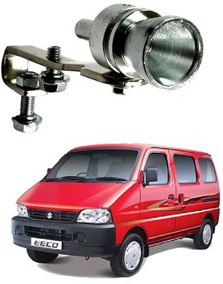 A2D Turbo Type Sound Whistle Car Silencer Exhaust Silver for Maruti Eeco Exhaust Muffler Tip
