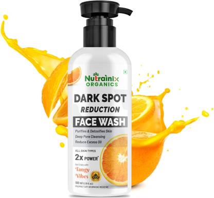 Nutrainix Organics Dark Spot Reduction , Reducing the Dark Spots for Clear & Clean Face Face Wash