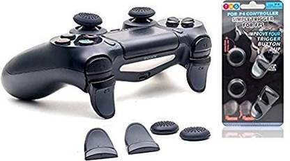 TMG PS4 Thumbstick L2 R2 Trigger thumb Grips for PS4 Controller (Black)  Gaming Accessory Kit