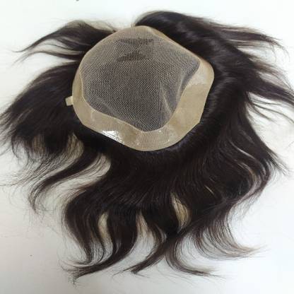 golden hair int Los Angeles hair patch for men size (9x7)100% Human hair Hair Extension