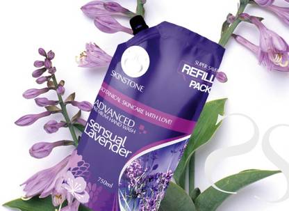SKINSTONE Sensual Lavender Refill Pack - 750ml Hand Wash Pouch
