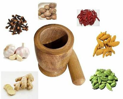 QUEEN ART HANDICRAFTS masher/okhli//best quality/medium size for spices,medicines,etc Kitchen Tool Set