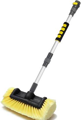 RED STRAP Car Wash Brush Soft Bristle On/Off Switch for Car Truck Boat Washing Brush Dust Mop