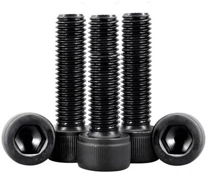WhiteTech Bolt M10 X 60mm Allen bolt Socket Head Cap Screw Grade 12.9 Alloy Steel Black