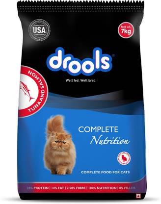 Drools Tuna & Salmon Adult Cat Salmon, Tuna 7 kg Dry Adult Cat Food