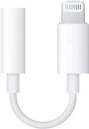 IMMUTABLE White Lightning Headphone Jack Adapter Connector Music Control J45 Phone Converter