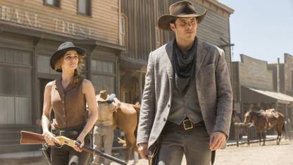 James Marsden Bojana Novakovic Westworld 4K ON HI QUALITY LARGE PRINT 36X24 INCHES Photographic Paper