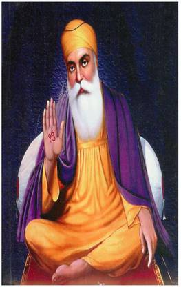 Lord Guru Nanak Wall Poster For Room Paper Print