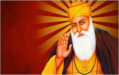 Lord Guru Nanak Wall Poster For Room Paper Print