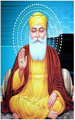 Lord Guru Nanak Wall Poster For Room Paper Print