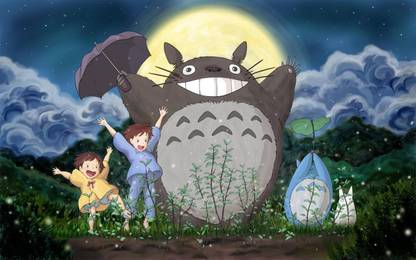 My Neighbor Totoro (2) Print Poster on 13x19 Inches Paper Print