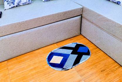 SHF Velvet Door Mat  (Multicolor, 14×22 cm, Pack of 1 Pc, Medium) at Rs. 29