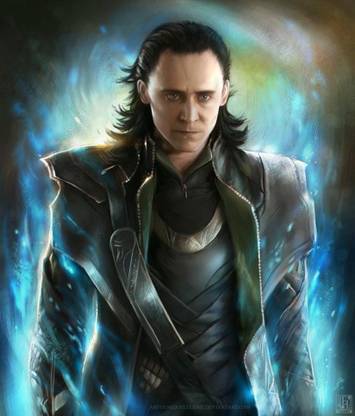 Avengers Loki Multicolour Photo Paper Print Poster Photographic Paper Photographic Paper