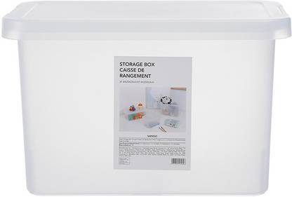 MINISO Frosted Buckle Storage Box Organizer Underbed Tidy Large Storage Box