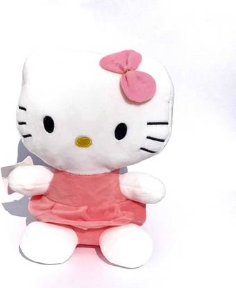 Teddy Daddy Hello Kitty Soft Toy (Pink- 1 Single Piece)  - 25 cm