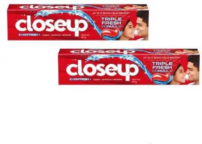 Closeup TRIPLE FRESH TOOTH PASTE 90 g Pack of 2 Paste -22167 Toothpaste