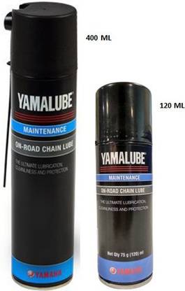 YAMAHA Combo of Chain Lube 400ml & 120ml Chain Oil