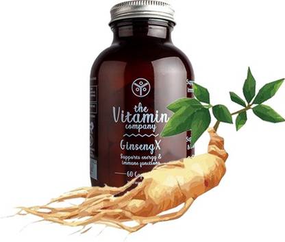 The Vitamin Company Ginseng X | For Energy, Vitality and Performance (60 Capsules)