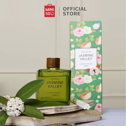 MINISO Jasmine Valley Diffuser Set Scented Diffusers Fabulous Day Series,Home Fragrance Flameless Essential Oil