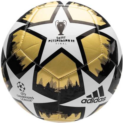 ADIDAS Soccer Ball UEFA Champions League Finale Club TPU Performance Replica H57814 Football - Size: 5