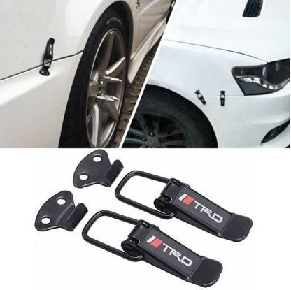 AutoBizarre Car Bumper Hook Lock TRD Bumper Clips Compatible with All Cars (Set of 2) Bumper Cap