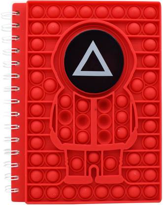 Hello Bro Squid Games Pop It Diary A5 Diary Single Ruled 100 Pages