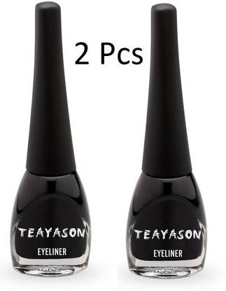 teayason Insta Dry Water & Smudge Proof Long Lasting Liquid EyeLiner Pack of 2 16 g