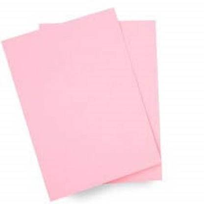 Eclet A4 Baby Pink (20 Sheets 180-240 GSM ) Baby Pink A4 180 gsm Coloured Paper