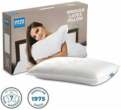 MM Foam Latex Solid Sleeping Pillow Pack of 1