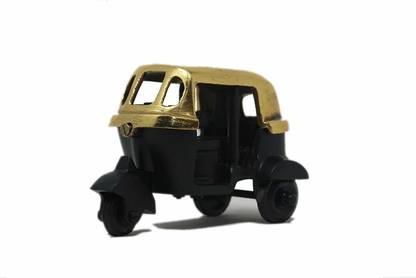 ZTC Antique Passenger Tempo Model Auto Rickshaw for Kids Decorative Showpiece  -  5 cm