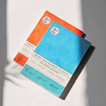 Pune Handmade Papers 1/4 Imperial Smooth Block Sketch Pad