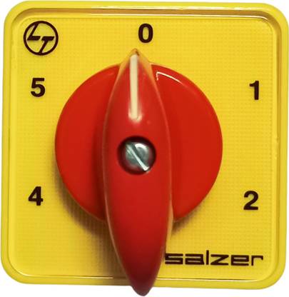 Salzer (L&T) 61062 6A 1Pole 5Way S6 B13 Cam Operated Rotary Switch