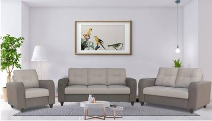 estre Golden Rod Fabric 3 + 2 + 1 Sofa Set