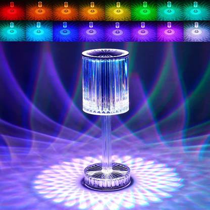 DBestCart Color Changing Light USB Charging Acrylic Diamond crystal Table night Lamp Night Lamp